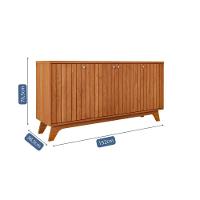 Buffet 4 Portas 100% Mdf Isa Cinamomo Cimol - 5