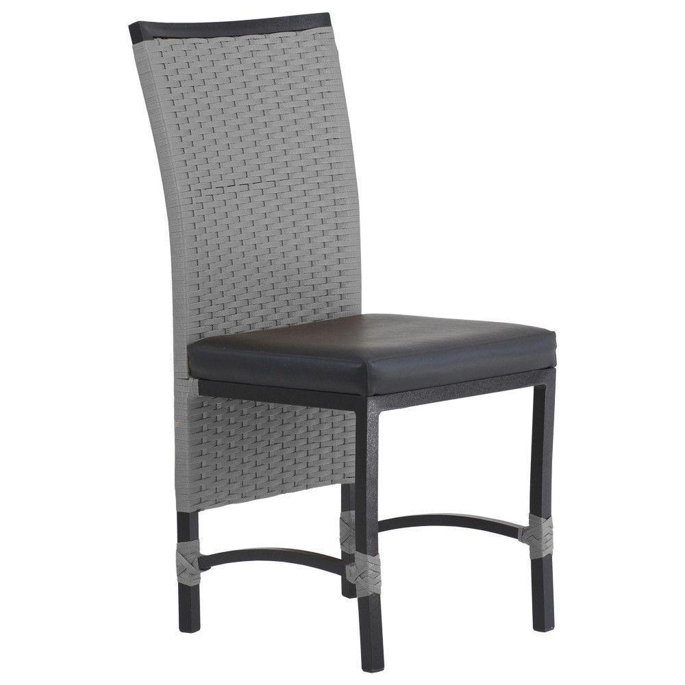 2 Cadeira Corda Náutica Saia Longa Cozinha área Edícula Prata - 2