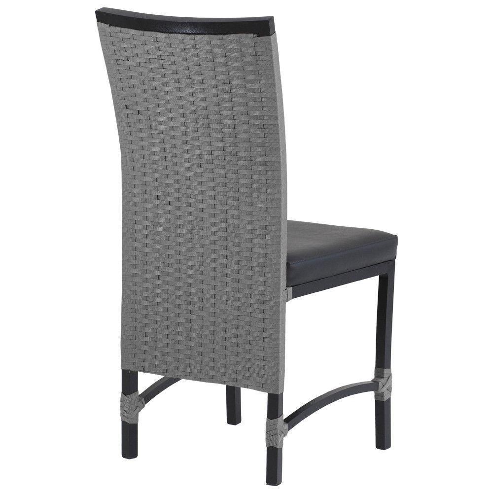 Cadeira Corda Náutica Saia Longa Cozinha área Edícula Prata - 6