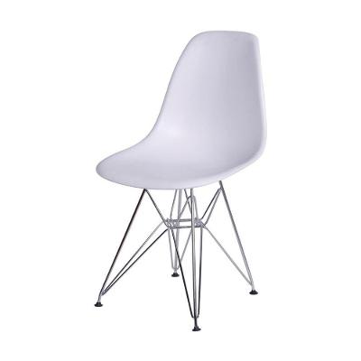 Cadeira Em Polipropileno Or-1102 Com Base Cromada Or Design Branco