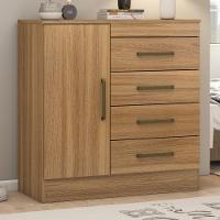 Cômoda 4 Gavetas 1 Porta Montevideu Amendola Touch Demóbile Amendola Touch - 5