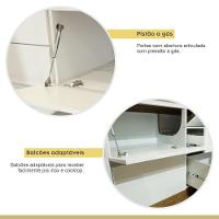 Cozinha Completa 5 Portas E 5 Gavetas 100% Mdf Rainha Branco/nature Nesher Branco/nature - 7