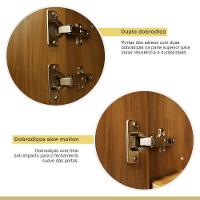 Cozinha Completa 5 Portas E 5 Gavetas 100% Mdf Rainha Branco/nature Nesher Branco/nature - 10