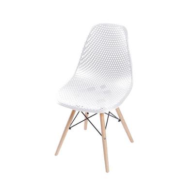Cadeira Or-1119b Em Polipropileno Base De Madeira Or Design Branco