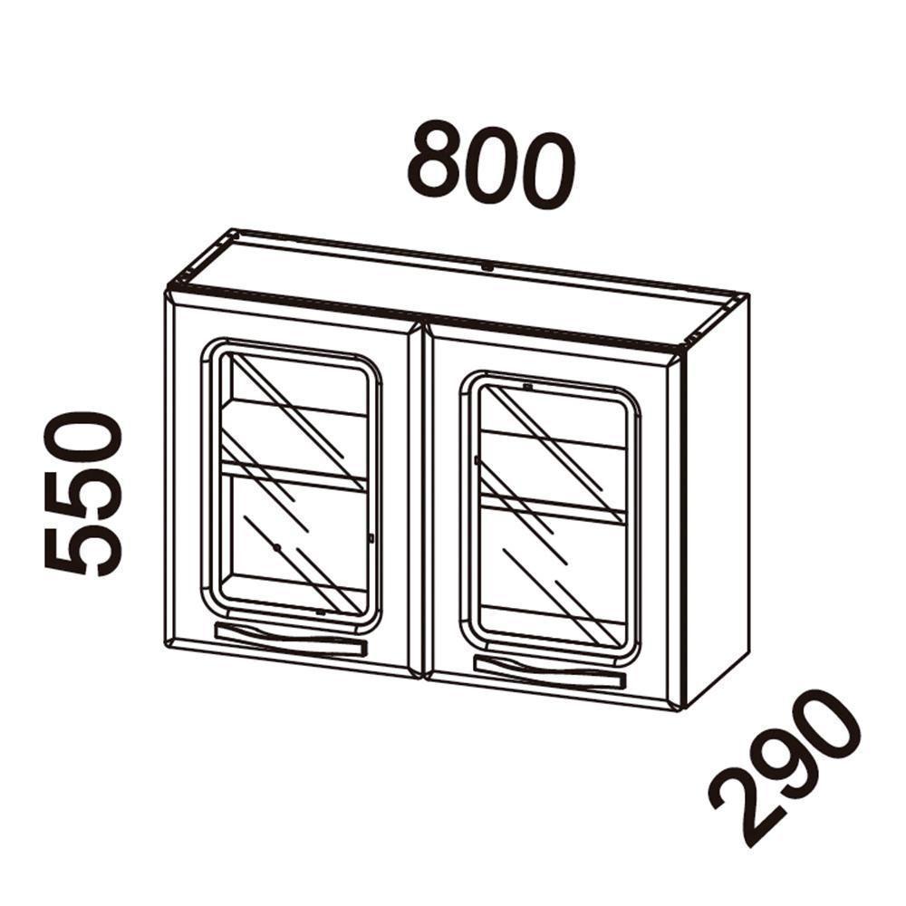 Armário De Cozinha De Aço Aéreo Duplo Star Com Vidro - Branco Branco - 5