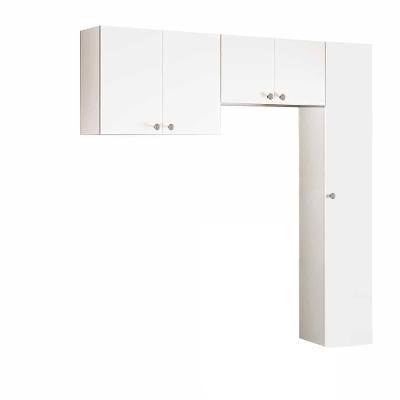 Conjunto Armário Multiuso Para Lavanderia Duo 3 Peças