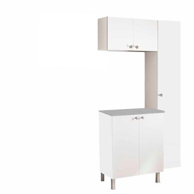 Conjunto Armário Multiuso Para Lavanderia Telasul Duo 3 Peças