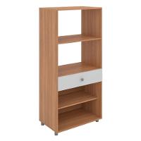 Armário De Cozinha Paneleiro Telasul âmbar 2 Portas 1 Gaveta Freijó Com Branco Freijó Com Branco