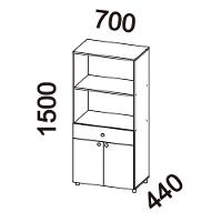 Armário De Cozinha Paneleiro Telasul âmbar 2 Portas 1 Gaveta Freijó Com Branco Freijó Com Branco - 5