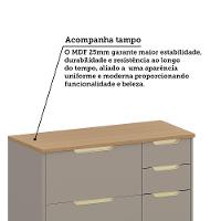 Cozinha Modulada Completa De Canto 10 Peças Com Tampo Lumina Cinammon/Freijó - 10