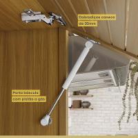 Cozinha Completa 5 Portas 4 Gavetas Ripado 100% Mdf Princesa Freijó/off White Nesher Freijó/off White - 10