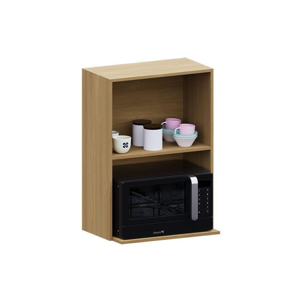 Nicho Micro-ondas 60cm Elegance Luciane Móveis Freijó/cinammon - 2