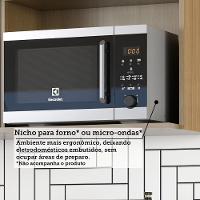 Nicho Micro-ondas 60cm Elegance Luciane Móveis Freijó/cinammon - 5