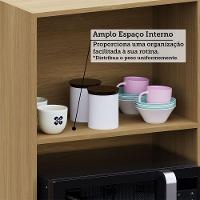 Nicho Micro-ondas 60cm Elegance Luciane Móveis Freijó/cinammon - 6
