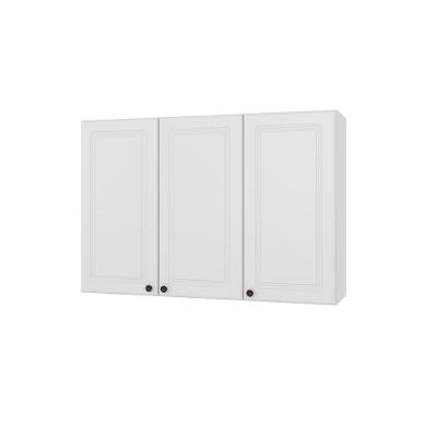 Armário Aéreo 120cm 3 Portas Firenze Branco Indekes
