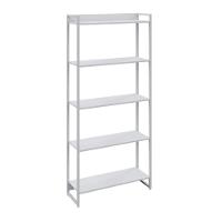 Estante Dynamica 80x30x187cm C/05 Prateleiras Branco Chess / Est.branca Branco Chess / Est.branca - 1