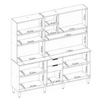 Cozinha Compacta Amora 10 Portas 2 Gavetas Amora Amendola/marsala Prime Tx Demobile Amendola/marsala Prime Tx