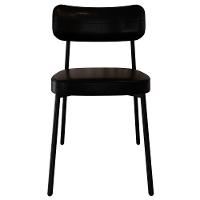 Cadeira De Jantar Estofada Kit 4 Ella M25 Sintético Preto - Mpozenato - 6