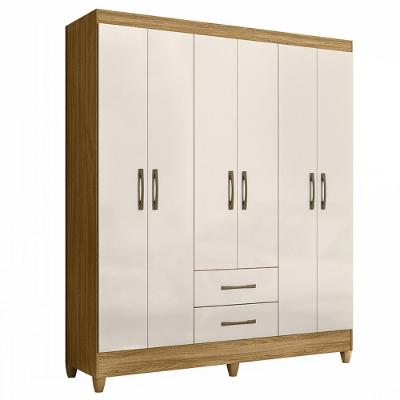 Guarda Roupa Casal 153cm 6 Portas Astra Freijó-off Z17 - Mpozenato