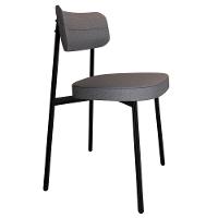 Cadeira De Jantar Estofada Kit 4 Ella M25 Linho Cinza - Mpozenato - 5