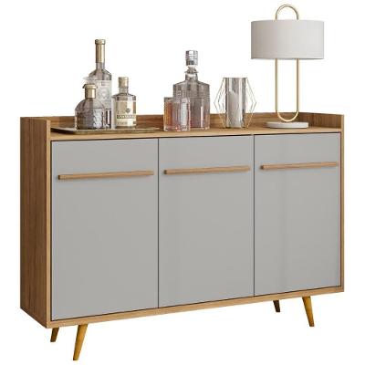 Buffet Aparador Sala De Estar 135cm Nick Cinamomo-off B02 - Mpozenato