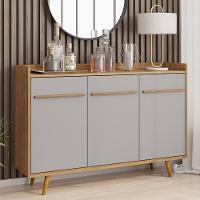 Buffet Aparador Sala De Estar 135cm Nick Cinamomo-off B02 - Mpozenato - 2