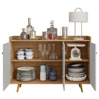 Buffet Aparador Sala De Estar 135cm Nick Cinamomo-off B02 - Mpozenato - 5