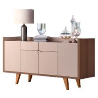 Buffet Aparador Melodia E Cristaleira Aura Off-castanho - Hb Móveis - 5