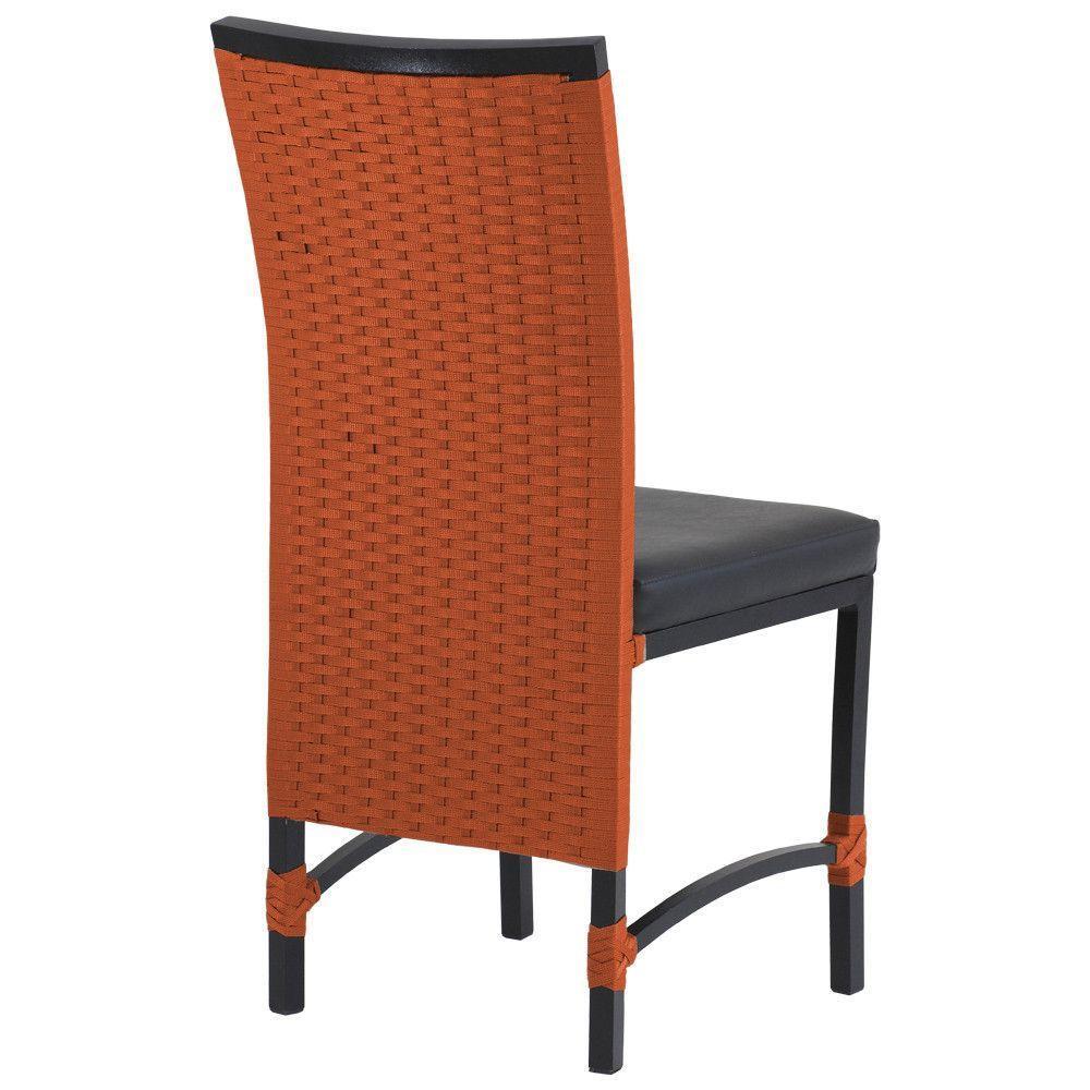 4 Cadeira Corda Náutica Saia Longa Cozinha área Edícula Terra Cota - 2