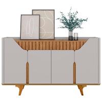 Buffet Aparador Sala De Estar 160cm Melissa Off-cinamomo B02 - Mpozenato - 7