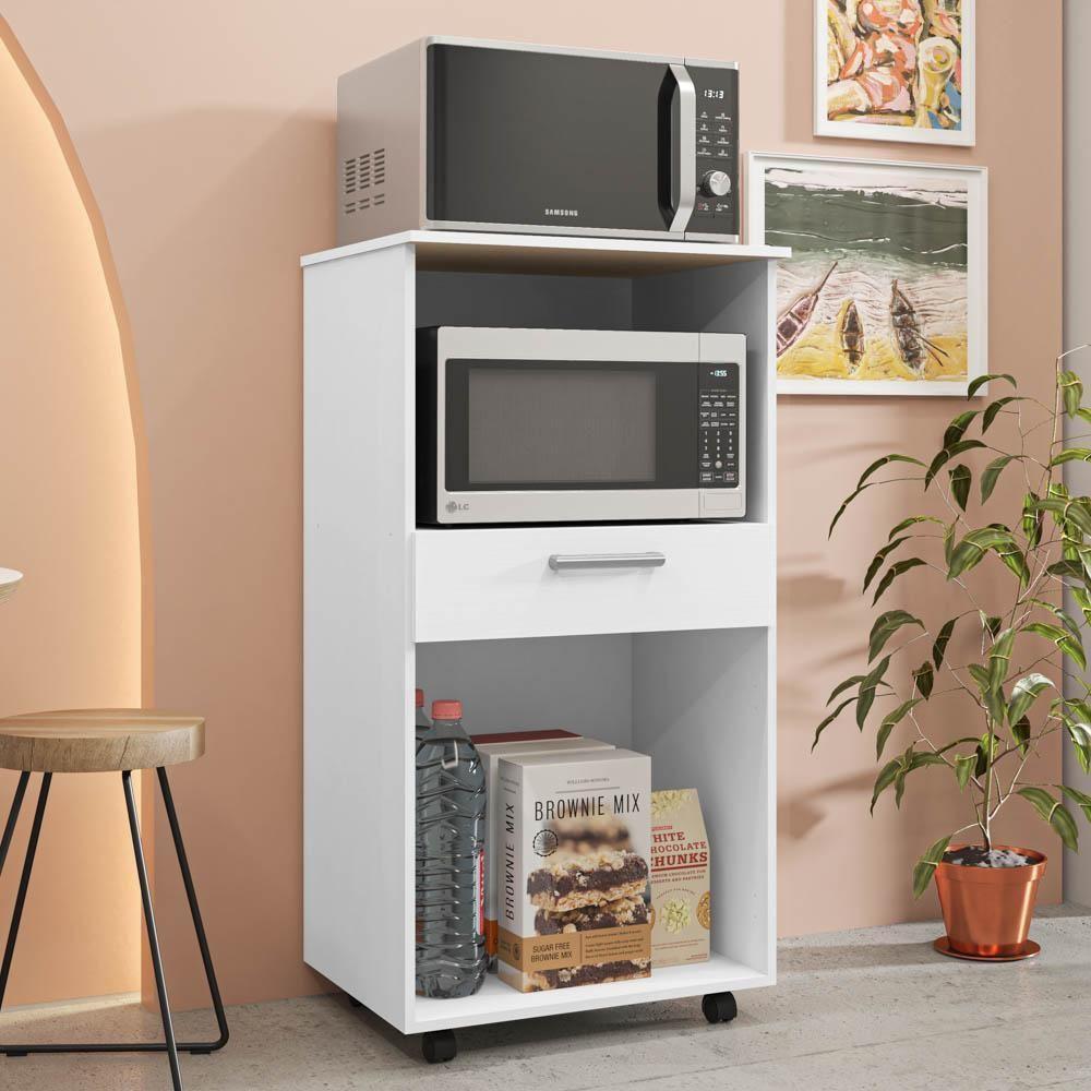 Balcão De Cozinha Duplo Para Microondas 2 Portas Duo Z06 Supremo - Mpozenato - 5