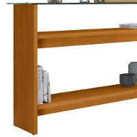 Aparador De Sala Com Prateleiras 150cm Fire Z10 Off-cinamomo - Mpozenato - 5