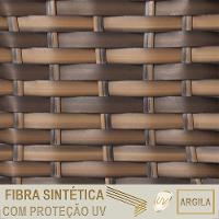 4 Espreguiçadeira Catar E 4 Mesa Garden Alumínio E Fibra Argila - 6