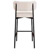 Banqueta Alta Bar Estofada Kit 4 Ella M25 Linho Palha - Mpozenato - 7