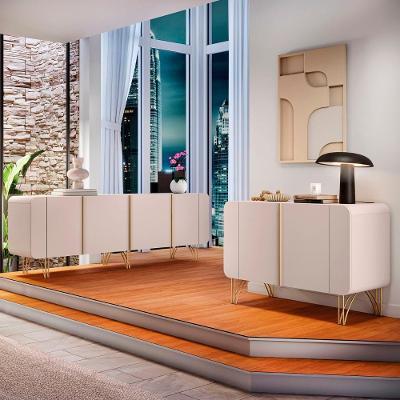 Balcão Aparador Buffet Saluti E Benvenuto Off White - Hb Móveis