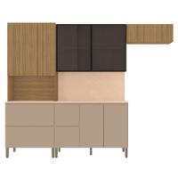 Armário De Cozinha Cp05 Com Tampo 120cm Minsk Vanilla-freijó Z06 - Mpozenato - 6