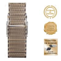 2 Espreguiçadeiras Catar E Mesa Para Piscina Jardim Varanda Cappuccino - 3