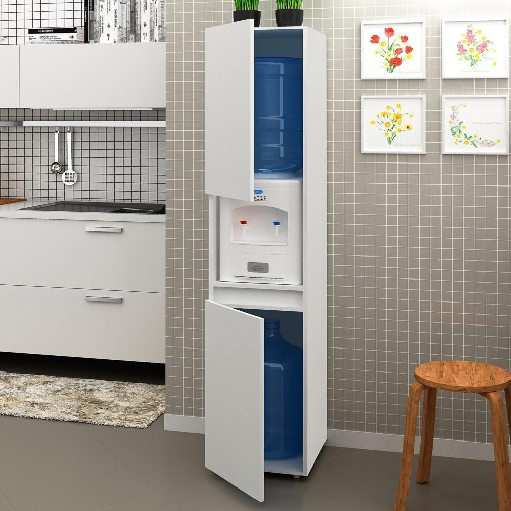 Armário Multiuso 2 Portas 1 Nicho Bl3312 Branco - Tecno Mobili - 2