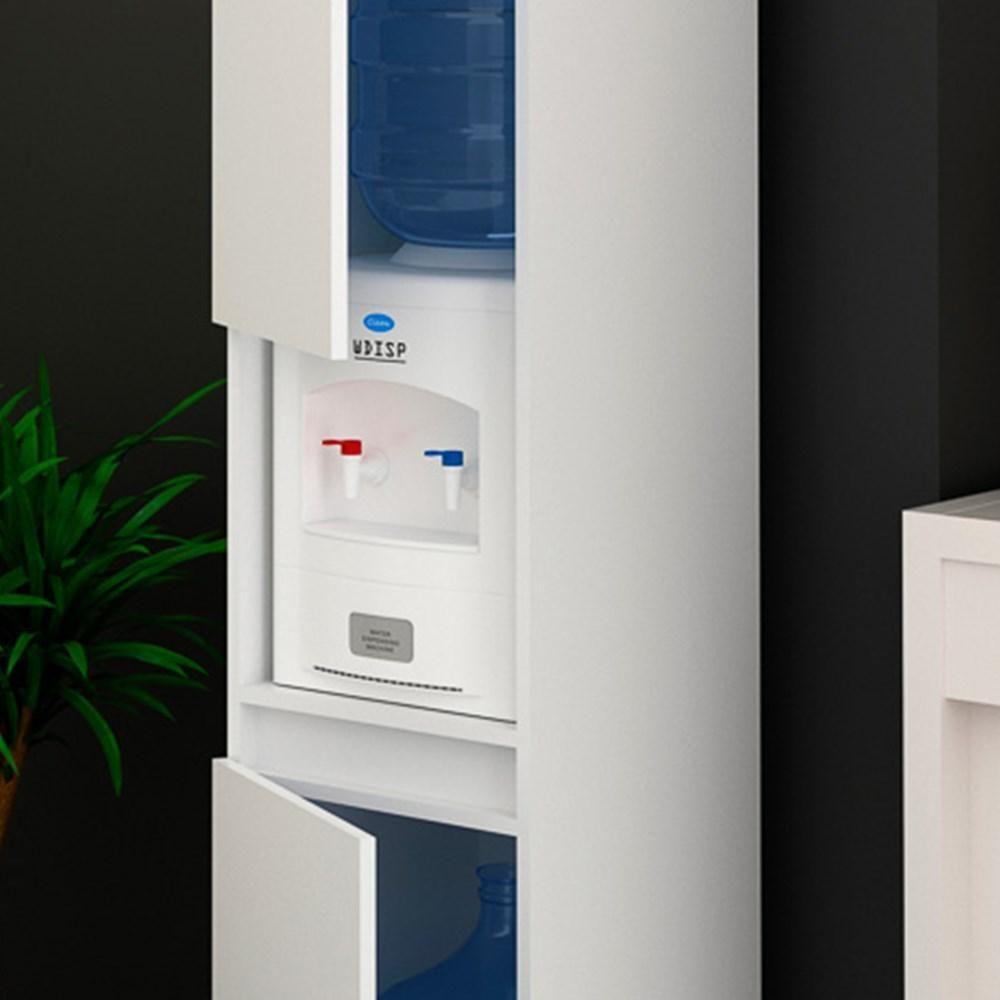 Armário Multiuso 2 Portas 1 Nicho Bl3312 Branco - Tecno Mobili - 4