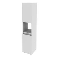 Armário Multiuso 2 Portas 1 Nicho Bl3312 Branco - Tecno Mobili - 1