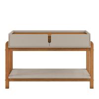 Aparador De Sala 2 Gavetas 130cm Nay C14 Off White-cedro - Mpozenato - 7