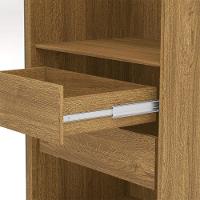 Guarda Roupa Casal 203cm Com Espelho Leo Nature V02 - Mpozenato - 7