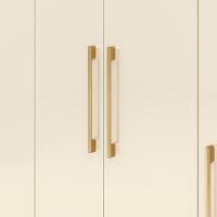 Guarda Roupa Casal 223cm 6 Portas Rick Nature/champanhe V02 - Mpozenato - 9