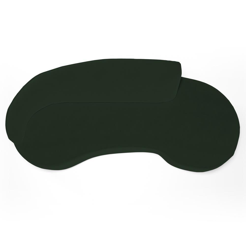 Sofá Living 4 Lugares 280cm Braço Esquerdo Mozart D06 Veludo Verde - Mpozenato - 8