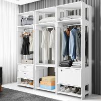 Módulo Guarda Roupa Closet Casal 1 Porta 2 Gavetas Titan Branco Velluto - Móveis Leão - 2