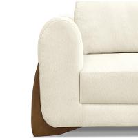 Sofá 2 Lugares Base De Madeira 180cm Izzy S06 Linho Natural - Mpozenato - 8