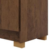 Guarda Roupa Casal 218cm Com Espelho Bolty Imbuia/champanhe V02 - Mpozenato - 8