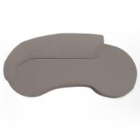 Sofá Living 2 Lugares 180cm Braço Esquerdo Mozart D06 Bouclê Bege Escuro - Mpozenato - 8