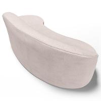 Sofá Living 2 Lugares 180cm Braço Esquerdo Mozart D06 Linho Cru - Mpozenato - 6