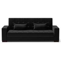 Sofá Cama Para Sala De Estar Lisboa Linho Preto - Ibiza - 5